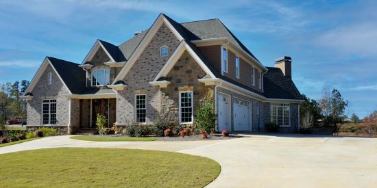 large home on property