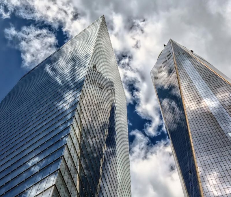 office building towers